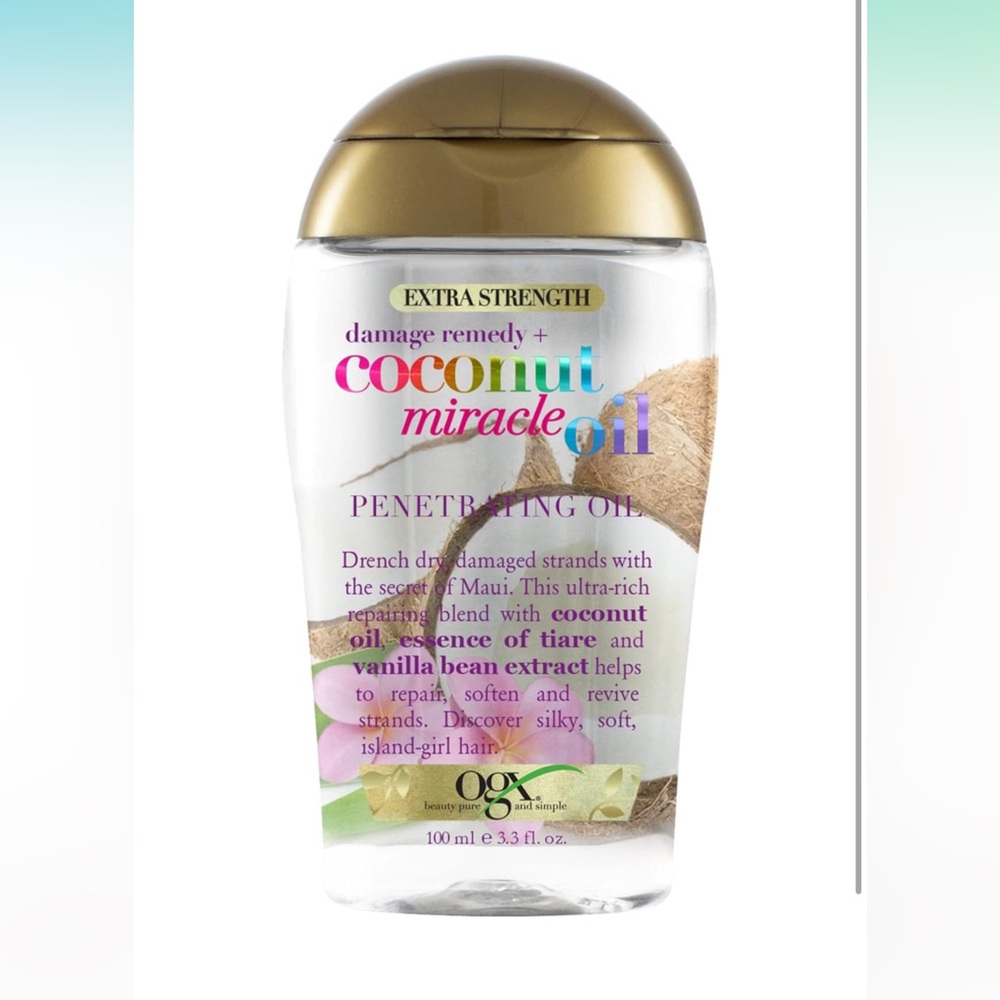 OGX coconut miracle oil extra strength NEW